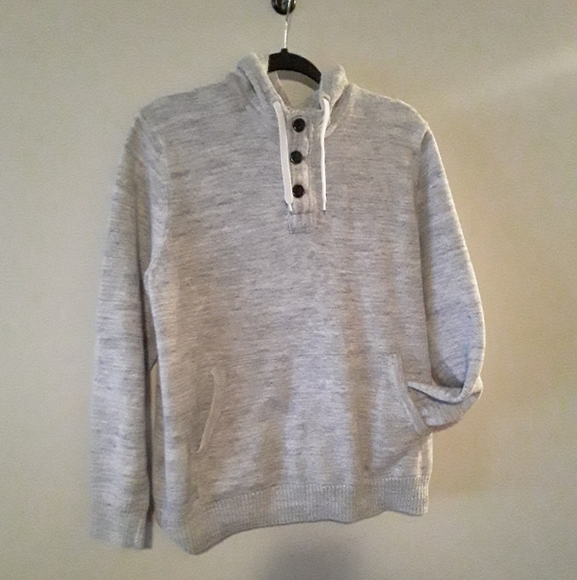H&M L.O.G.G. Mens Sweater With A Button-Up V-Neck - Picture 7 of 14